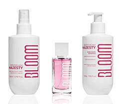 Kit Bloom Majesty Body Splash+ Body Cream+ Perfume Capilar