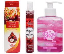 Kit Blow Girl + Sabonete Íntimo + Perfume de Calçinha Maça