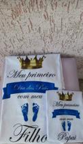 Kit blusa + body pai e filha
