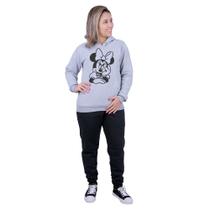 Kit Blusa E Calça Minnie Moletom Inverno Adulto Infantil Kit Blusa E Calça Minnie Moletom Inverno Adulto Infantil