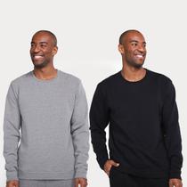 Kit Blusa Moletom Gonew Detalhe Rib Masculino - 2 Peças