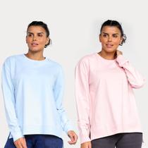 Kit Blusa Moletom Gonew Oversized Feminino - 2 Peças