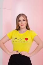 Kit blusa t-shirt feminina 10 unidades atacado - chickflor