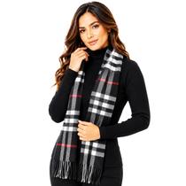 Kit Blusa Térmica Segunda Pele Feminina Preta Gola Alta Canelada + Cachecol Modelo Sortido