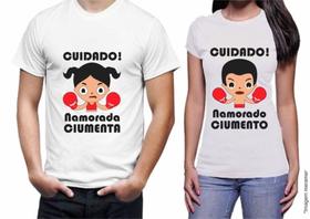 Kit blusas personalizadas dia dos namorados