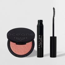 Kit Blush Cintilante Rose Gold + Máscara para Cílios Long Lash Océane Edition (2 Produtos)