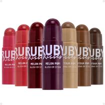 Kit Blush + Contorno em Stick Ruby Kisses Com 7 Kit Blush + Contorno em Stick Ruby Kisses Com 7