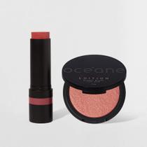Kit Blush em Bastão Rosa + Blush Cintilante Océane Edition (2 Produtos)