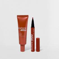 Kit Blush Líquido Laranja + Caneta Batom Nude 4you (2 Produtos) Kit Blush Líquido Laranja + Caneta Batom Nude 4you (2 Produtos)