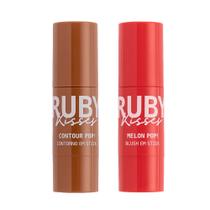 Kit Blush Melon Pop Peach + Contorno Coutour Mocha - Ruby Kisses Kit Blush Melon Pop Peach + Contorno Coutour Mocha - Ruby Kisses