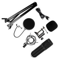 Kit Bm-800 Microfone Condensador Profissional com Braço - JC