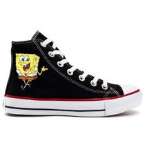 Kit Bob Esponja Tênis Star Boné Relógio