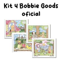Kit Bobbie Goods Com 4 Livros De Colorir Oficiais Coleção Completa - Do Dia Para A Noite, Dias Que
