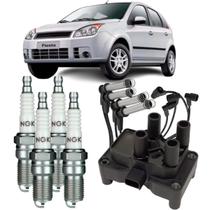 Kit Bobina Cabo e Velas Fiesta 1.0 Zetec Flex 2006 2007 2008 Kit Bobina Cabo e Velas Fiesta 1.0 Zetec Flex 2006 2007 2008
