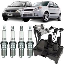 Kit Bobina + Cabos + Velas Fiesta Ka 1.0 8V Zetec Rocam Flex Kit Bobina + Cabos + Velas Fiesta Ka 1.0 8V Zetec Rocam Flex