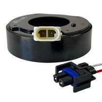 Kit Bobina E Conector Compressor Ar Cond Volks Gol G5 1.0