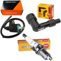 Kit Bobina Iginição+ Cachimbo + Vela Titan 125 2000 Á 2002