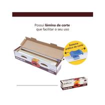KIT Bobina PVC 28cm X 300 Metros - Filme de PVC - COM LÂMINA DE CORTE - 2 UNIDADES