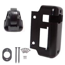 Kit Bocal Batente + Rolete + Fixação para Fechadura Elétrica C-90 Preta HDL Kit Bocal Batente + Rolete + Fixação para Fechadura Elétrica C-90 Preta HDL