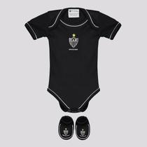 Kit Body Atlético Mineiro Preto Kit Body Atlético Mineiro Preto
