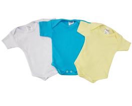 Kit body bebê manga curta liso enxoval-presente Kit body bebê manga curta liso enxoval-presente