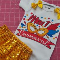 Kit Body Bebe menina Carnaval