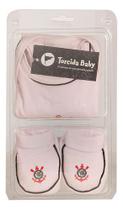 Kit Body Bebê + Pantufa Corinthians Torcida Baby Oficial Kit Body Bebê + Pantufa Corinthians Torcida Baby Oficial