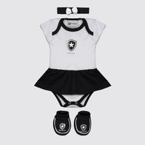 Kit Body Botafogo 3 Peças Infantil