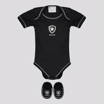 Kit Body Botafogo Double Preto