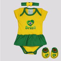 Kit Body Brasil Heart Feminino - Torcida Baby