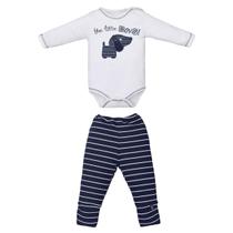 Kit Body Com Culote Bebê Menino Algodão Estampado Upi Uli Kit Body Com Culote Bebê Menino Algodão Estampado Upi Uli