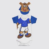 Kit Body e Boné Cruzeiro Mascote Infantil
