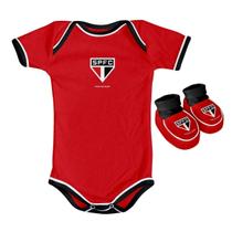 Kit Body E Pantufa Colorido Times De Futebol Torcida Baby Kit Body E Pantufa Colorido Times De Futebol Torcida Baby