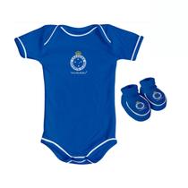Kit Body E Pantufa Colorido Times De Futebol Torcida Baby Kit Body E Pantufa Colorido Times De Futebol Torcida Baby
