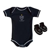 Kit Body E Pantufa Colorido Times De Futebol Torcida Baby Kit Body E Pantufa Colorido Times De Futebol Torcida Baby