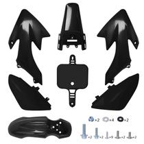 Kit Body Fender Podoy CRF50 XR50 Compatível com Plástico Preto Kit Body Fender Podoy CRF50 XR50 Compatível com Plástico Preto