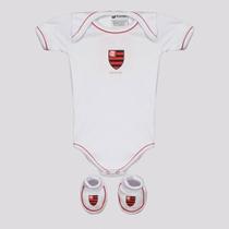 Kit Body Flamengo Basic Branco e Vermelho Kit Body Flamengo Basic Branco e Vermelho