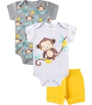 Kit Body Infantil Curto 3 Peças Select Branco