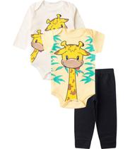 Kit Body Infantil Longo 3 Peças Select Amarelo