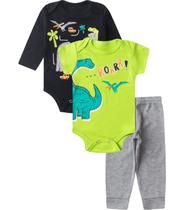 Kit Body Infantil Longo 3 Peças Select Preto