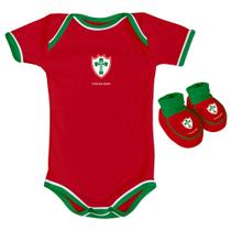 Kit Body + Pantufa para Bebê da Portuguesa 033a