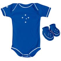 Kit Body + Pantufa para Bebê do Cruzeiro 033a