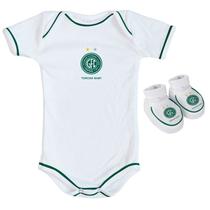 Kit Body + Pantufa para Bebê do Guarani FC Torcida Baby - 033 Kit Body + Pantufa para Bebê do Guarani FC Torcida Baby - 033
