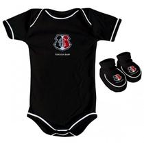 Kit Body + Pantufa para Bebê do Santa Cruz 033a Kit Body + Pantufa para Bebê do Santa Cruz 033a