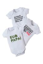 Kit Body Para Bebê Especial Papai 3 Peças Reserva Mini