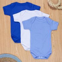 Kit Body para Bebê Menino Manga Curta 3 Pçs Básico Colors Kit Body para Bebê Menino Manga Curta 3 Pçs Básico Colors