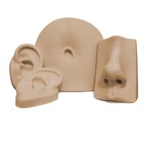 Kit Body Piercers - Nariz/orelha Oval/umbigo - Nude