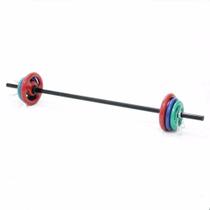 Kit Body Pump Barra Preta Kl Master Fitness 12 Kg Anilhas