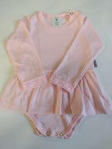 Kit body saia e meia calça bebê segunda pele