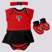 Kit Body São Paulo Feminino Triple Vermelho